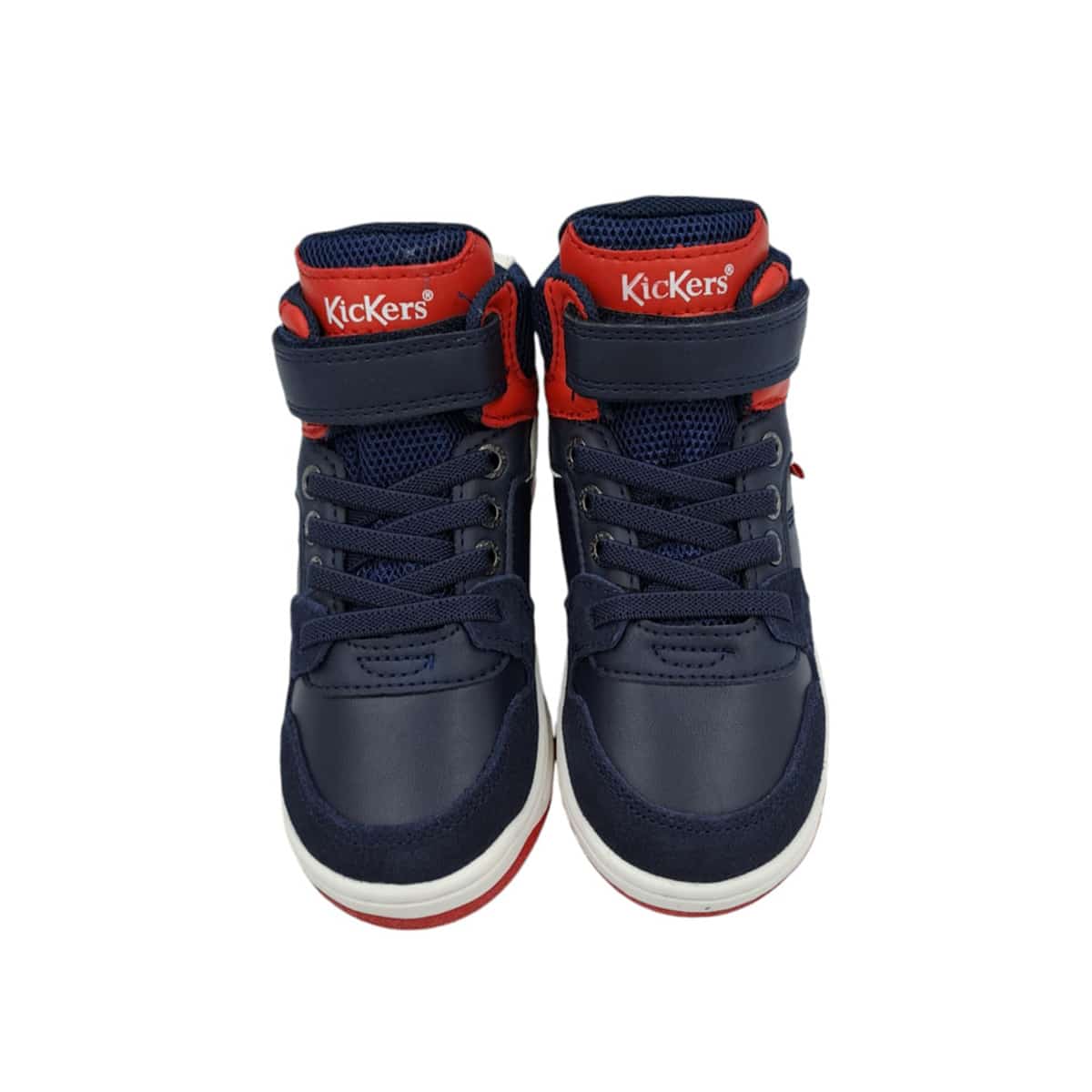 Kids High-Top Kickers Sneakers Boots Blue Size 27-34