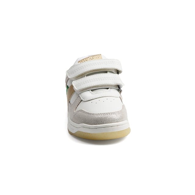 Kickers Kalido girls White silver gold  Sneakers 910869 -30+32