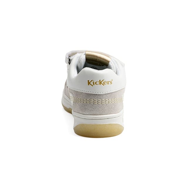 Kickers Kalido girls White silver gold  Sneakers 910869 -30+32