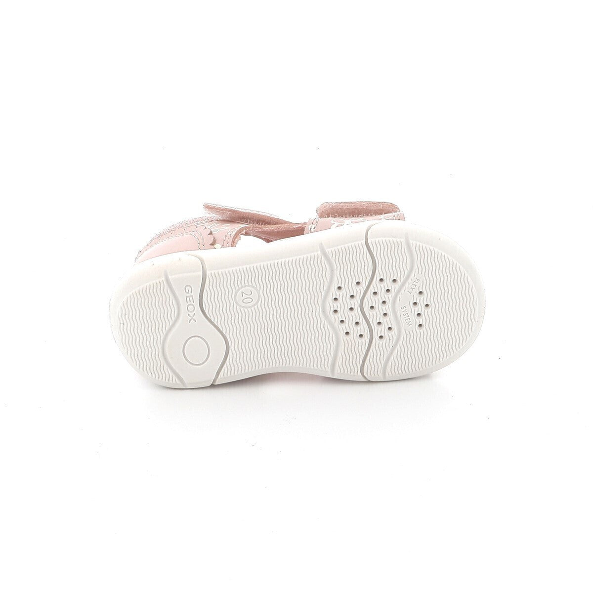 Geox Zapito Kids' Anatomic Pink Girls' Sandals with Easy Hook-and-Loop Closure