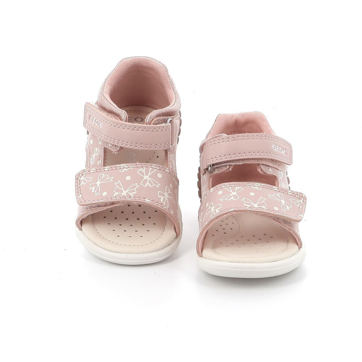 Geox Zapito Kids' Anatomic Pink Girls' Sandals with Easy Hook-and-Loop Closure