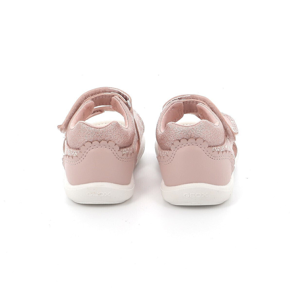 Geox Zapito Kids' Anatomic Pink Girls' Sandals with Easy Hook-and-Loop Closure