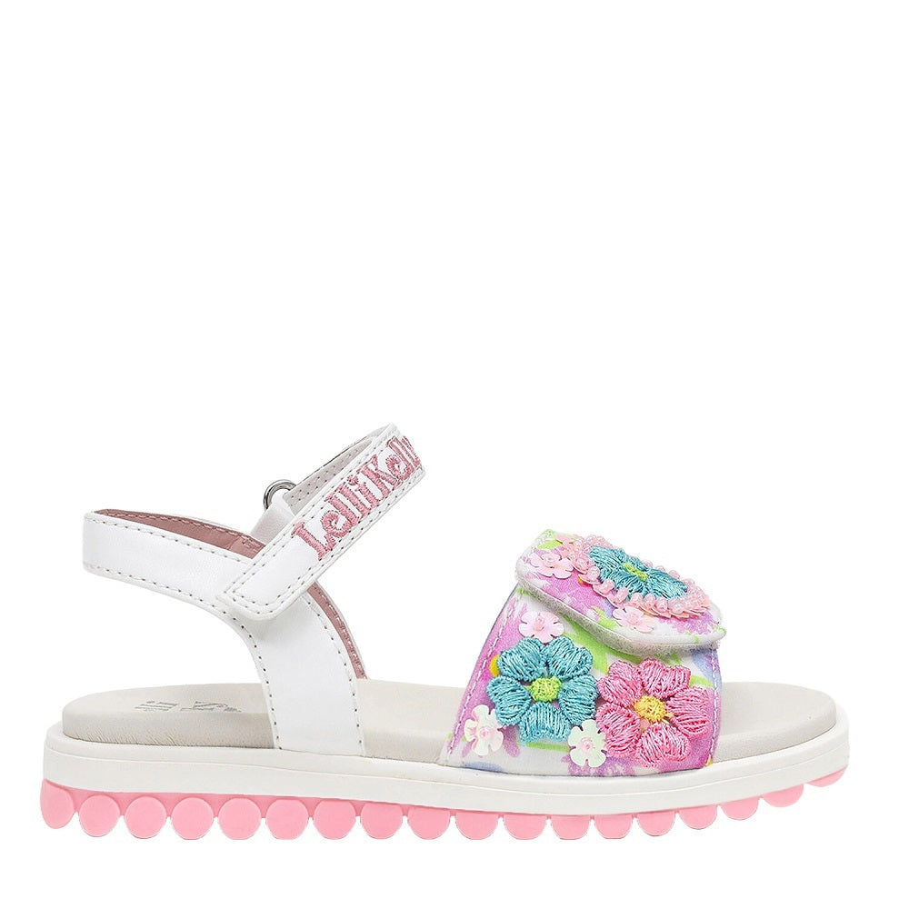 Lelli Kelly White Kids' Sandals with Synthetic Leather Upper LKCD4890-BI02