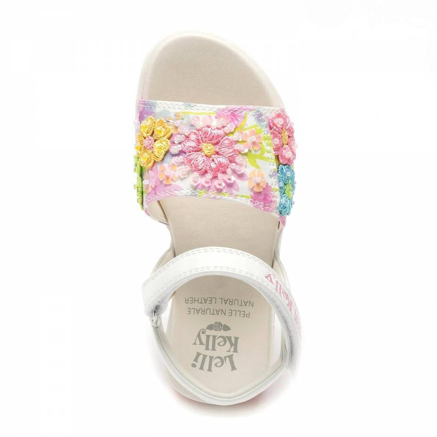 Lelli Kelly White Kids' Sandals with Synthetic Leather Upper LKCD4890-BI02