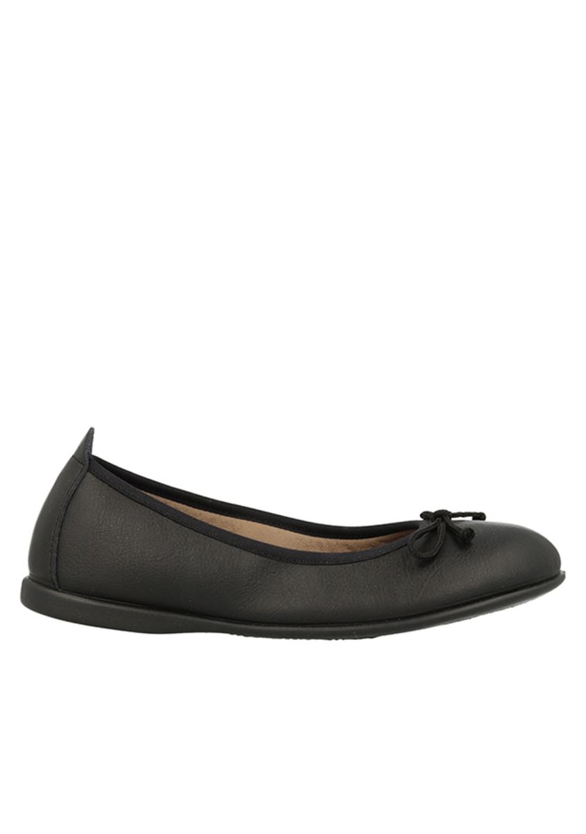 Gioseppo Voltaire black School Ballerinas with Bow Detail 37338