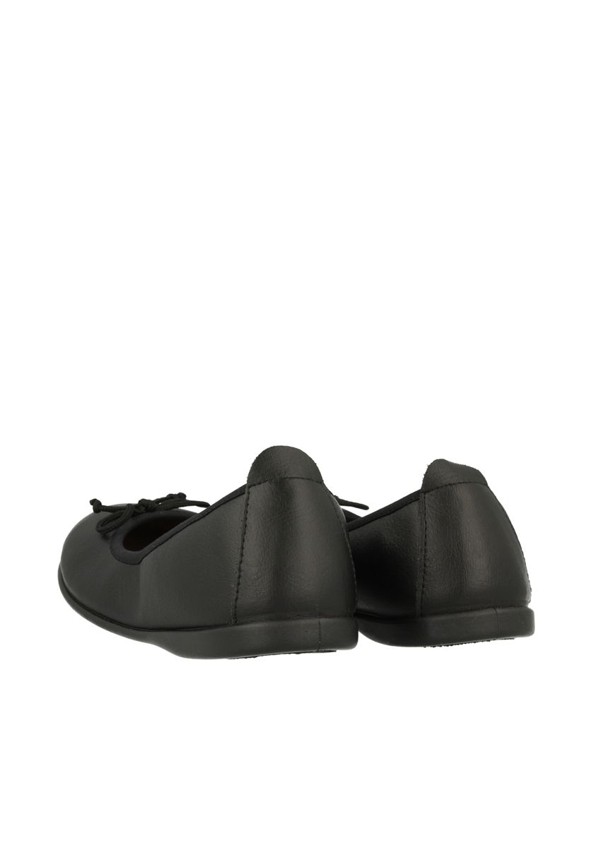 Gioseppo Voltaire black School Ballerinas with Bow Detail 37338