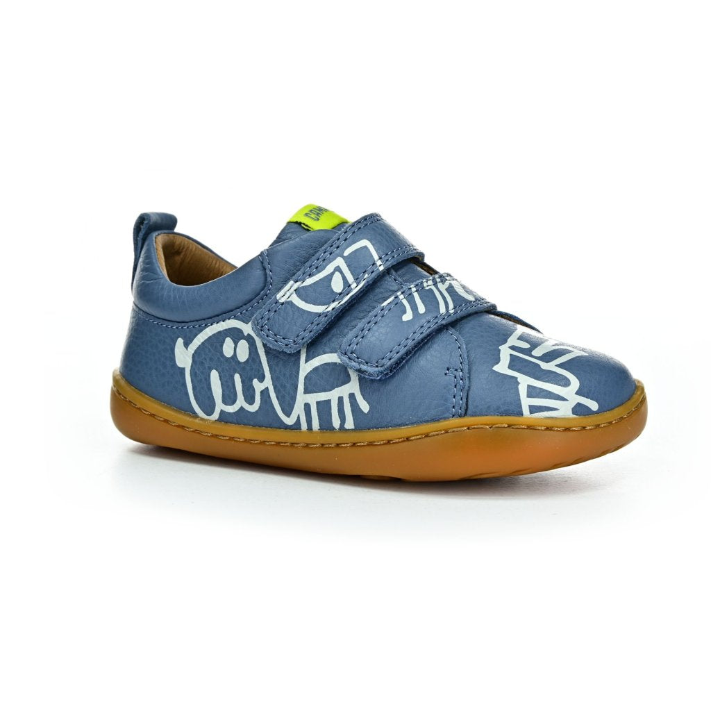 Camper Peu Cami TWS Multicolour Kids' Barefoot Sneakers with Velcro