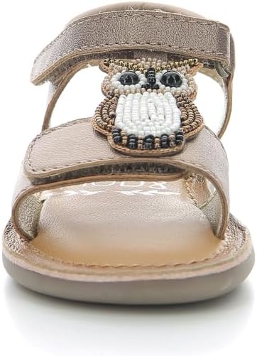 Cloonimals MOD8 Adjustable Brown Baby Girl Sandals – Soft Comfort