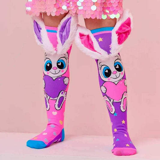 Childrenland Kids Knee-High Socks - Colorful Fun Designs for Girls
