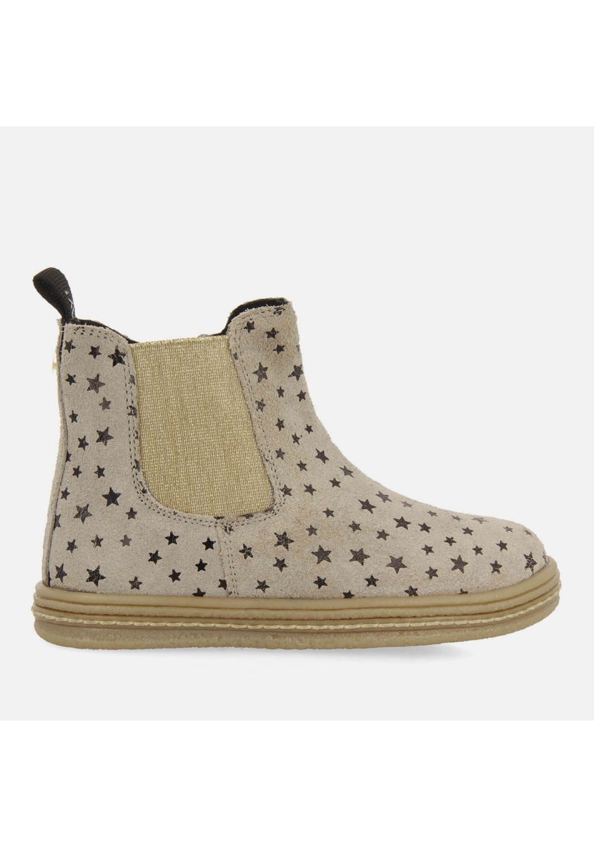 Gioseppo Kids' Gray Suede Star Ankle Boots - Stylish & Comfortable Footwear