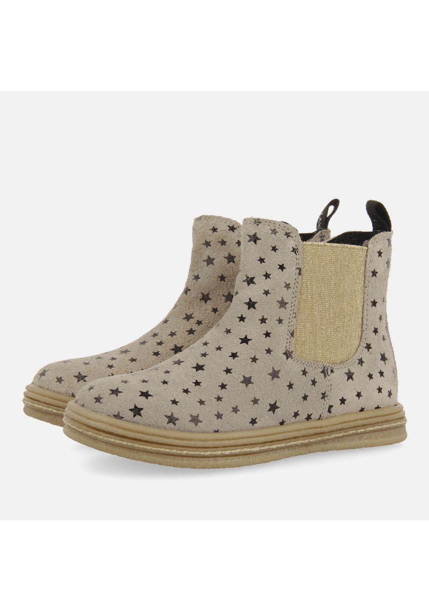 Gioseppo Kids' Gray Suede Star Ankle Boots - Stylish & Comfortable Footwear