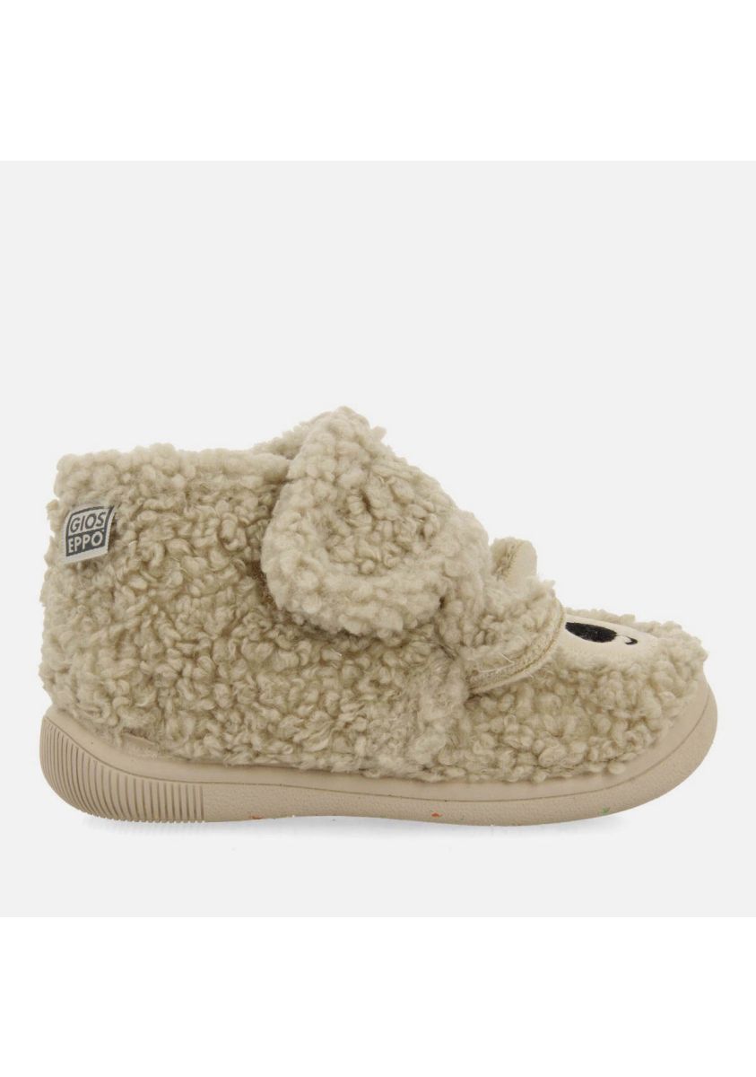 Premium Beige Sheepskin-Lined Indoor Boot Slippers for Ultimate Comfort
