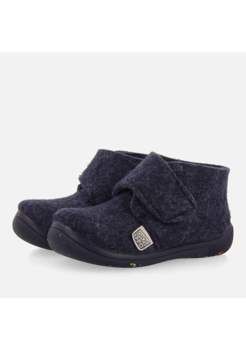 Cozy Blue High-Top House Slippers: Warm, Comfortable, & Eco-Friendly Design
