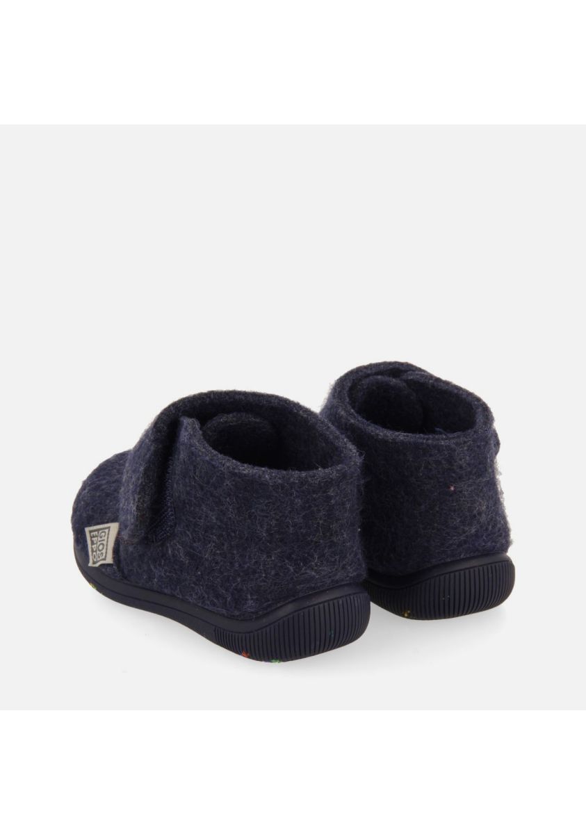 Cozy Blue High-Top House Slippers: Warm, Comfortable, & Eco-Friendly Design