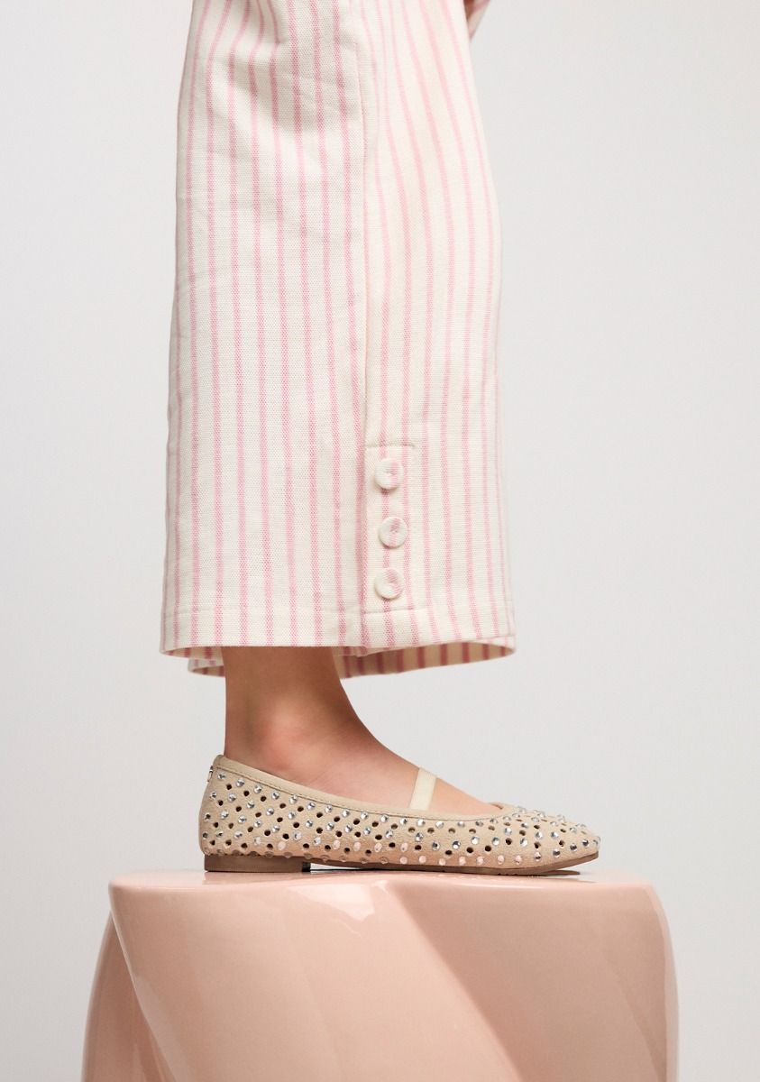 Leather Studded Mary-Jane Ballet Flats Dedham - Comfortable, Stylish, and Durable