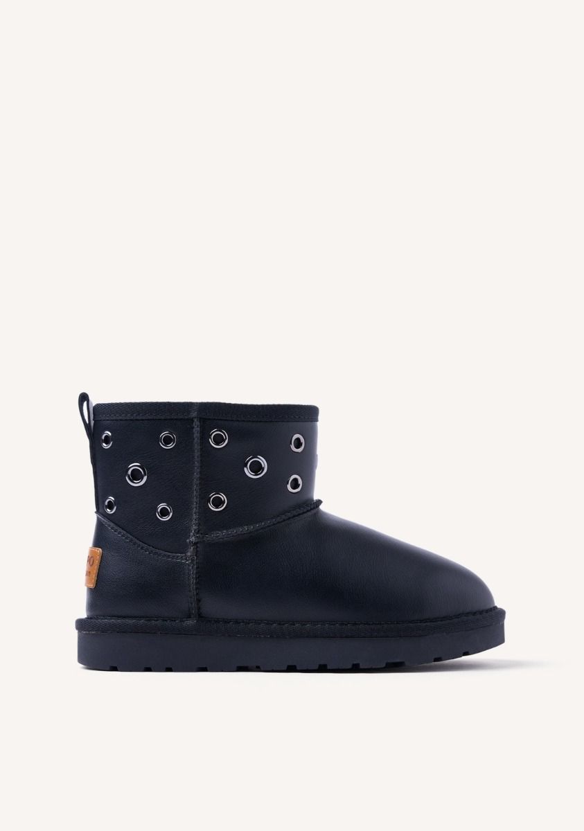 Gioseppo Osakis Eyelet Australian Boots: Waterproof, Fur Lined, Padded Insole