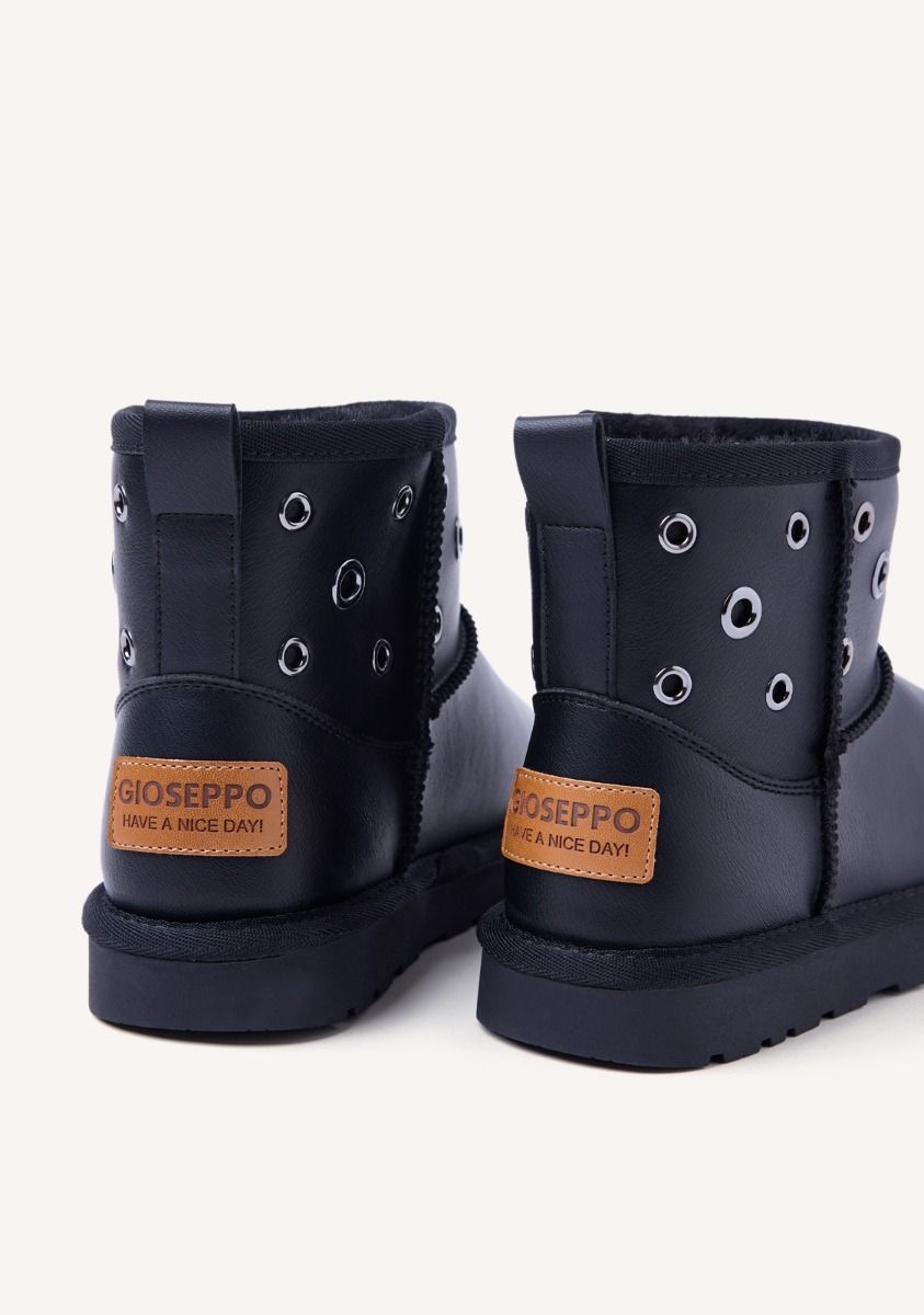 Gioseppo Osakis Eyelet Australian Boots: Waterproof, Fur Lined, Padded Insole