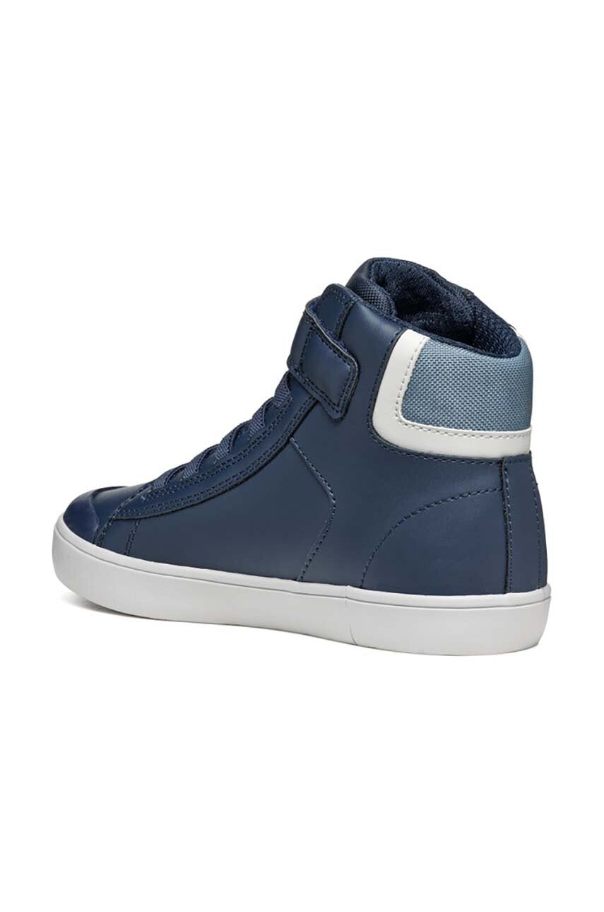 Geox JISLI Kids' Breathable Navy Blue Sneakers with Hook-and-Loop Closure