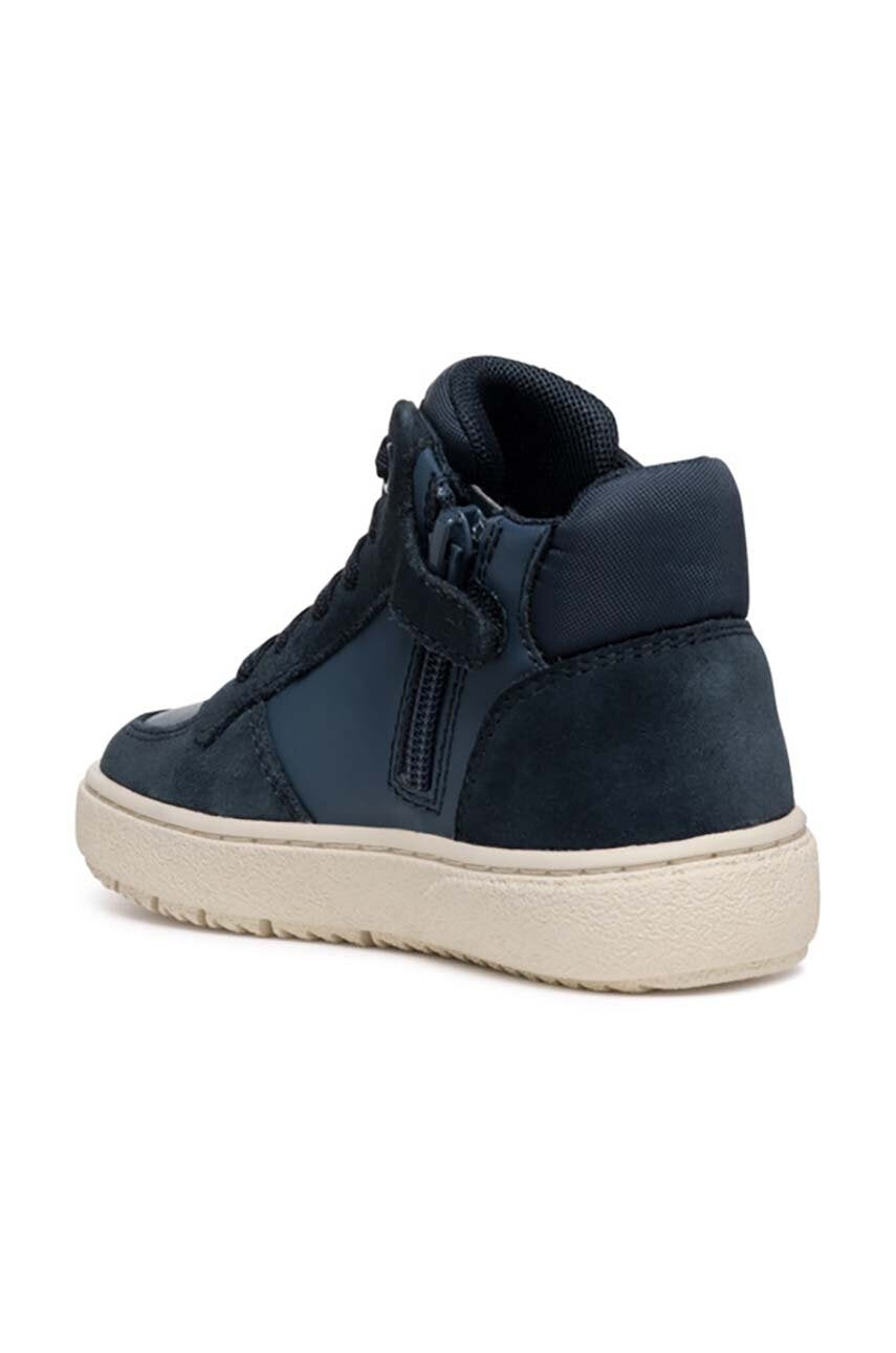 Geox THELEVEN Kids' Navy Blue Athletic Sneakers - Lightweight, Comfortable, Durable