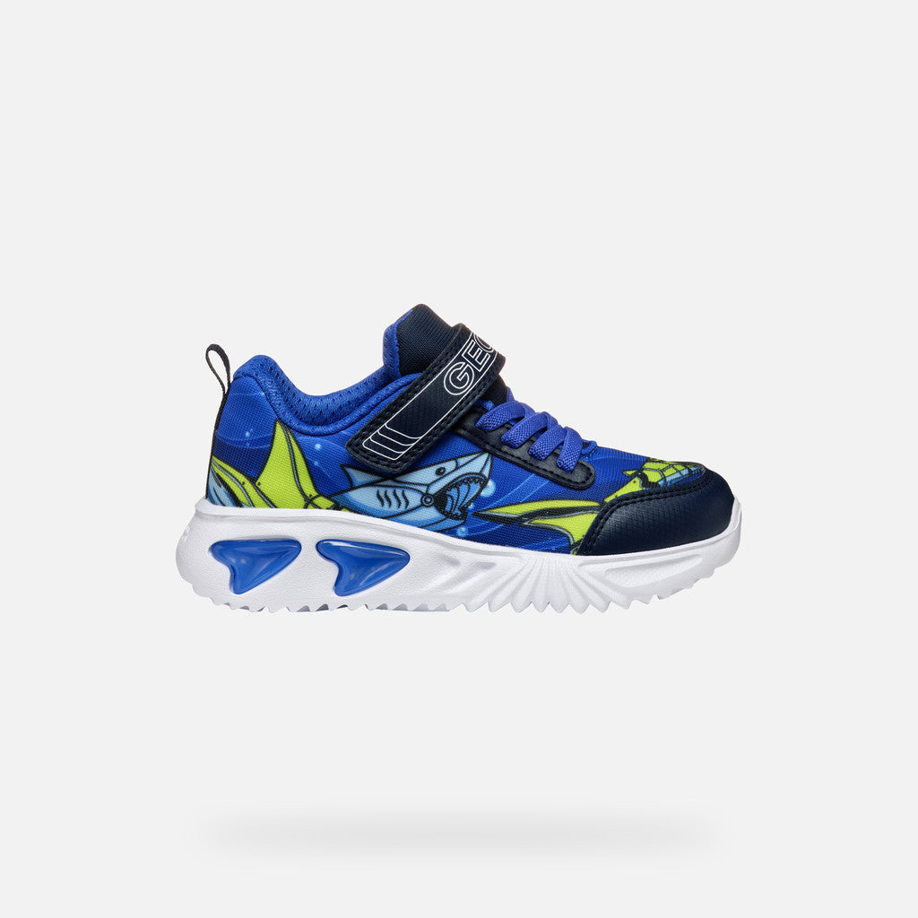 Geox Boy's light-up Sneakers and Breathable Waterproof Sole J45DZB