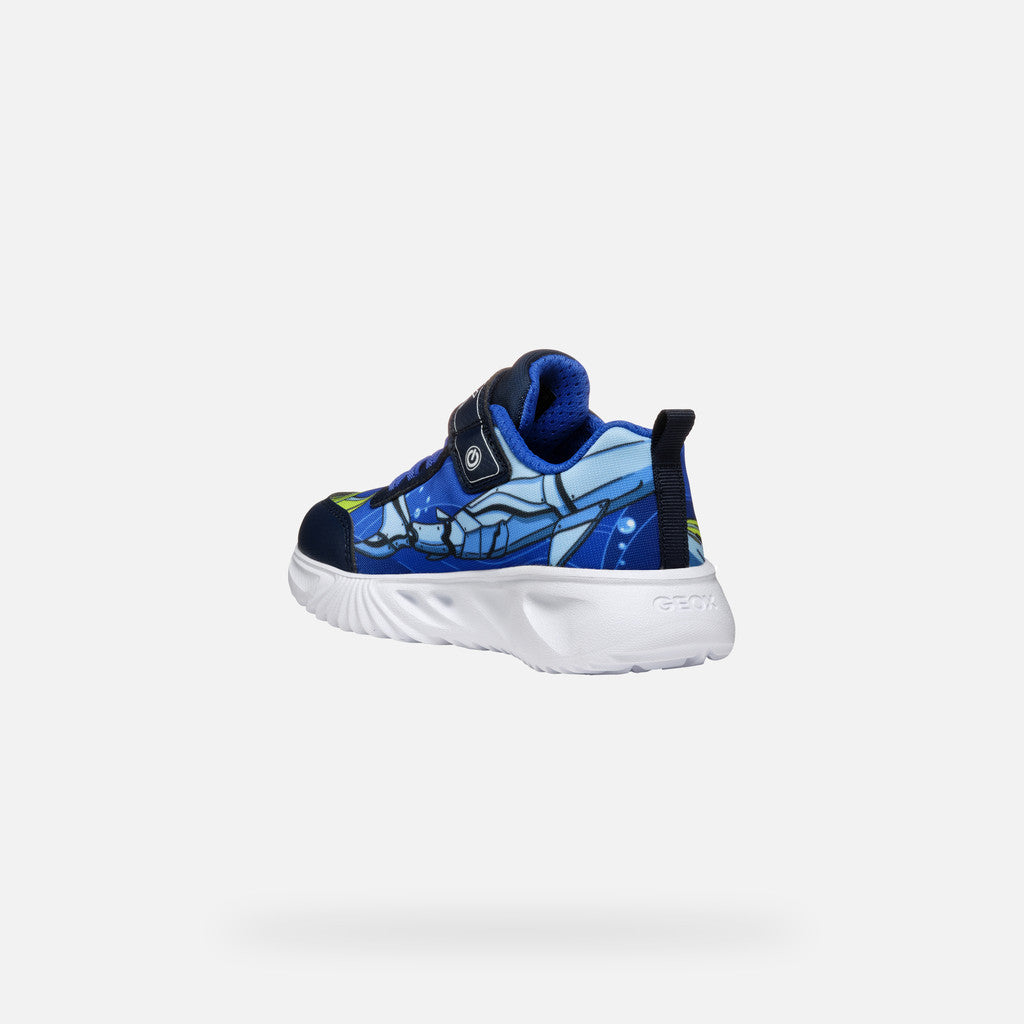 Geox Boy's light-up Sneakers and Breathable Waterproof Sole J45DZB