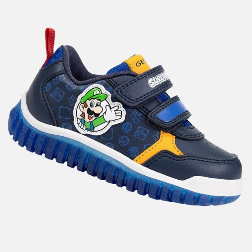Geox Lightyloo Super Mario Kids Low-Cut Light-Up Sneaker