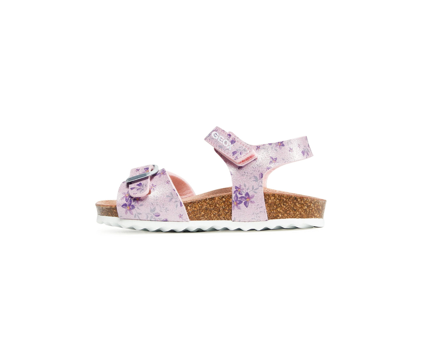 Geox Adriel G.C Pink Girls' Anatomical Breathable Velcro Sandals