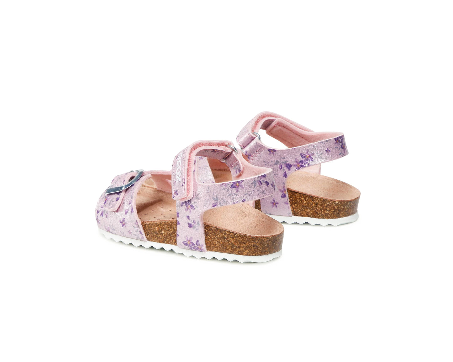 Geox Adriel G.C Pink Girls' Anatomical Breathable Velcro Sandals