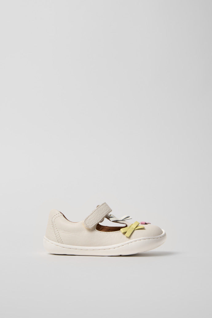 Camper Twins Kids' Multicolor Leather Closed Sandals with Hook-and-Loop
