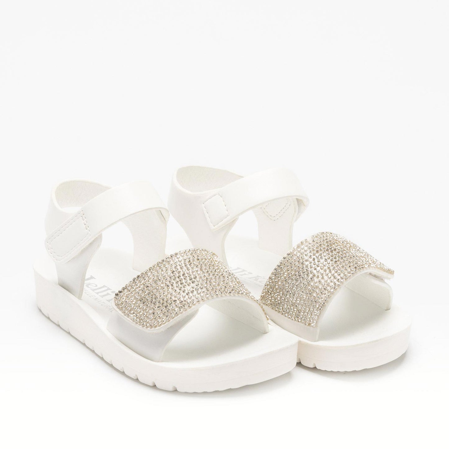 Lelli Kelly white Velcro girls sandals Valeria LK 4230