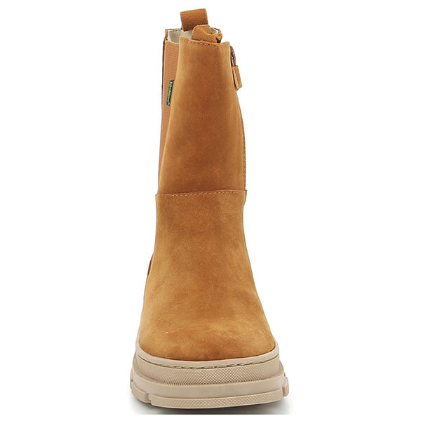 girls Leather Ankle Boots with Rubber Sole - Kick Goz 947280