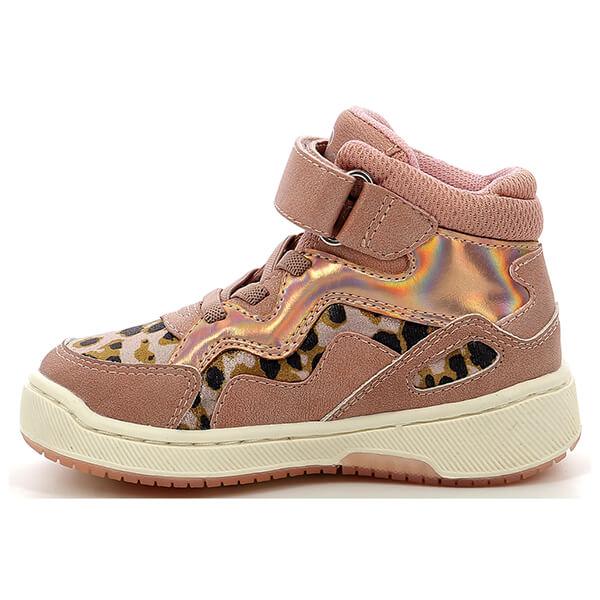 Mod8 Dealmooding Girls Pink Gold Leopard Ankle Boots - Stylish EU 25
