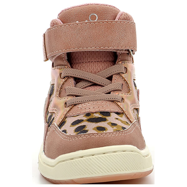 Mod8 Dealmooding Girls Pink Gold Leopard Ankle Boots - Stylish EU 25