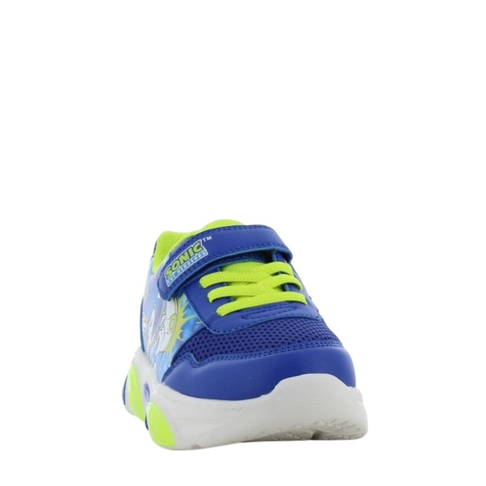 Sonic Blue LED Kids Athletic Shoe Size 25-33