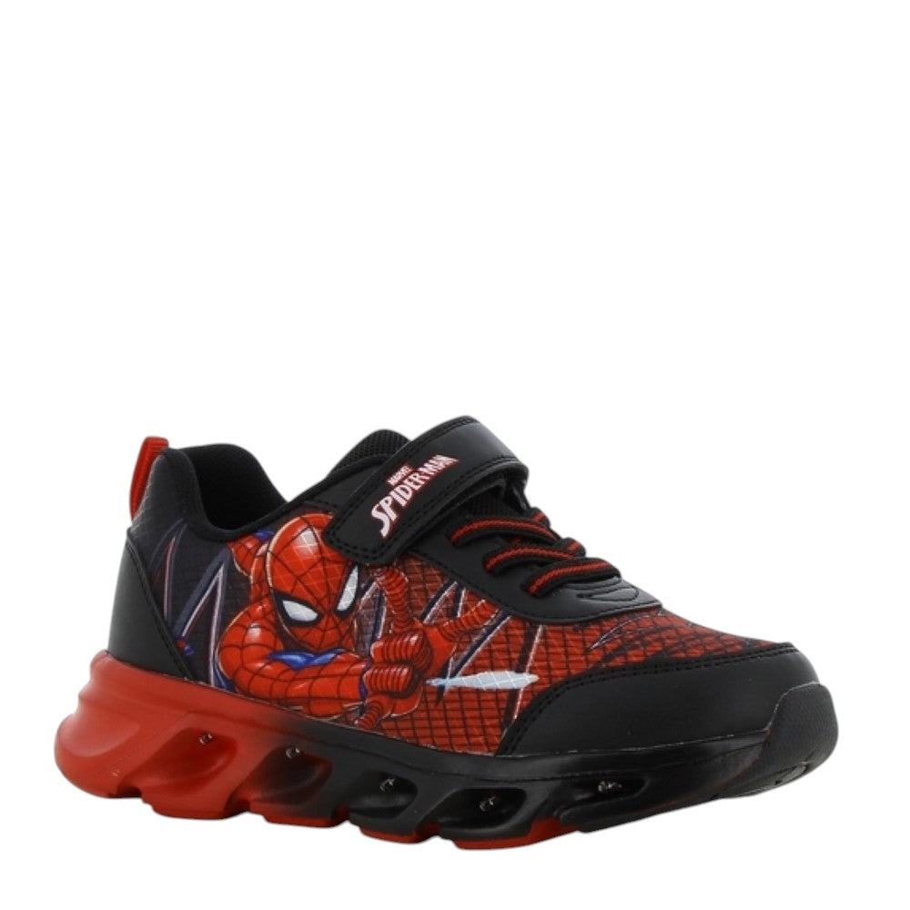 Spiderman LED Light-Up Athletic Shoes for Kids Ages 25-33