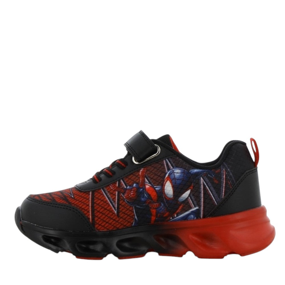 Spiderman LED Light-Up Athletic Shoes for Kids Ages 25-33