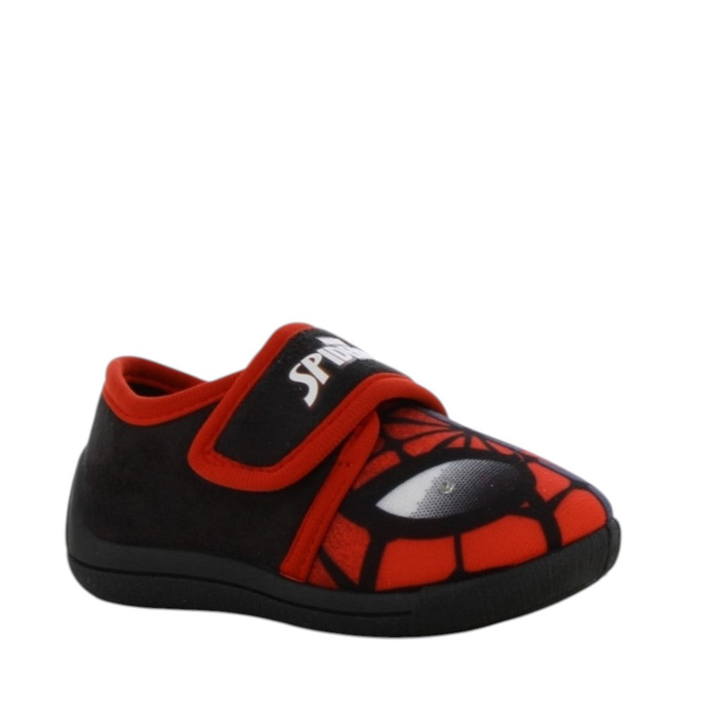 Spider-Man Light-Up Adjustable Black Kids Slipper Size 22-33