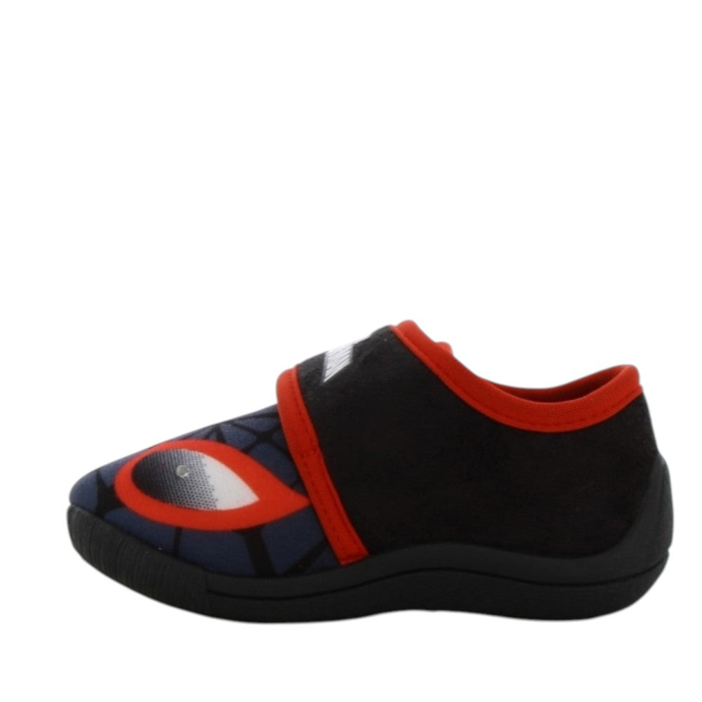 Spider-Man Light-Up Adjustable Black Kids Slipper Size 22-33
