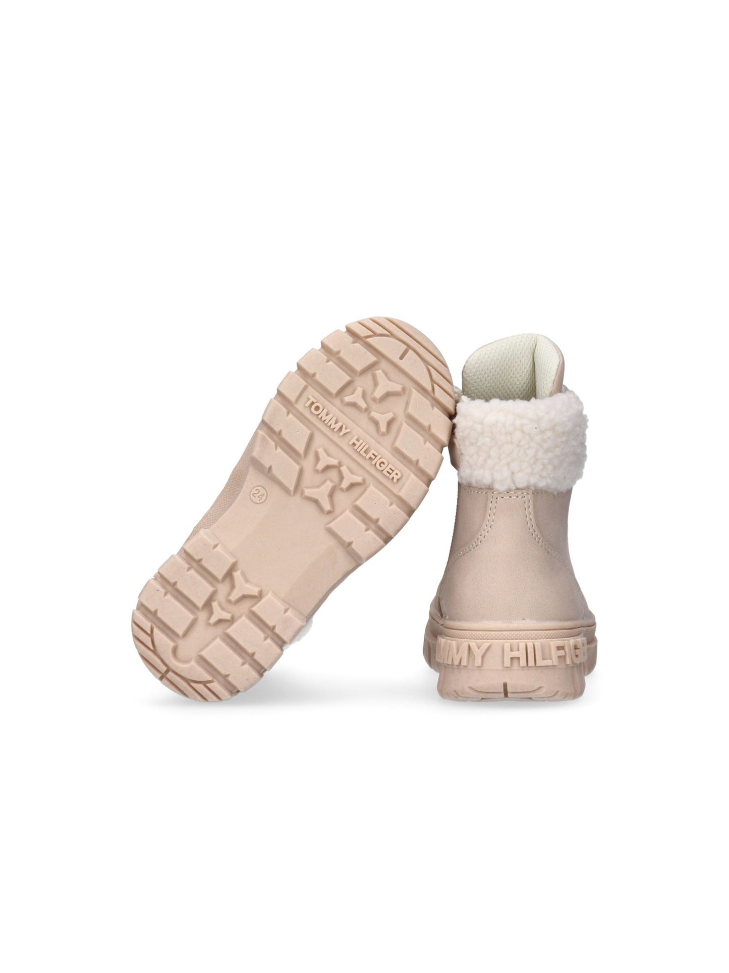 Tommy Hilfiger Kids' Lace-Up Outdoor Boots with Signature Logo T1A5-34042-1628500