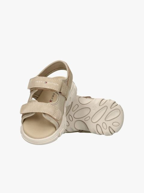 Tommy Hilfiger Signature Tape Hook and Loop Kids Sandals: Durable, Comfortable, Easy-Wear Footwear