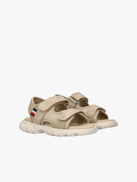 Tommy Hilfiger Signature Tape Hook and Loop Kids Sandals: Durable, Comfortable, Easy-Wear Footwear