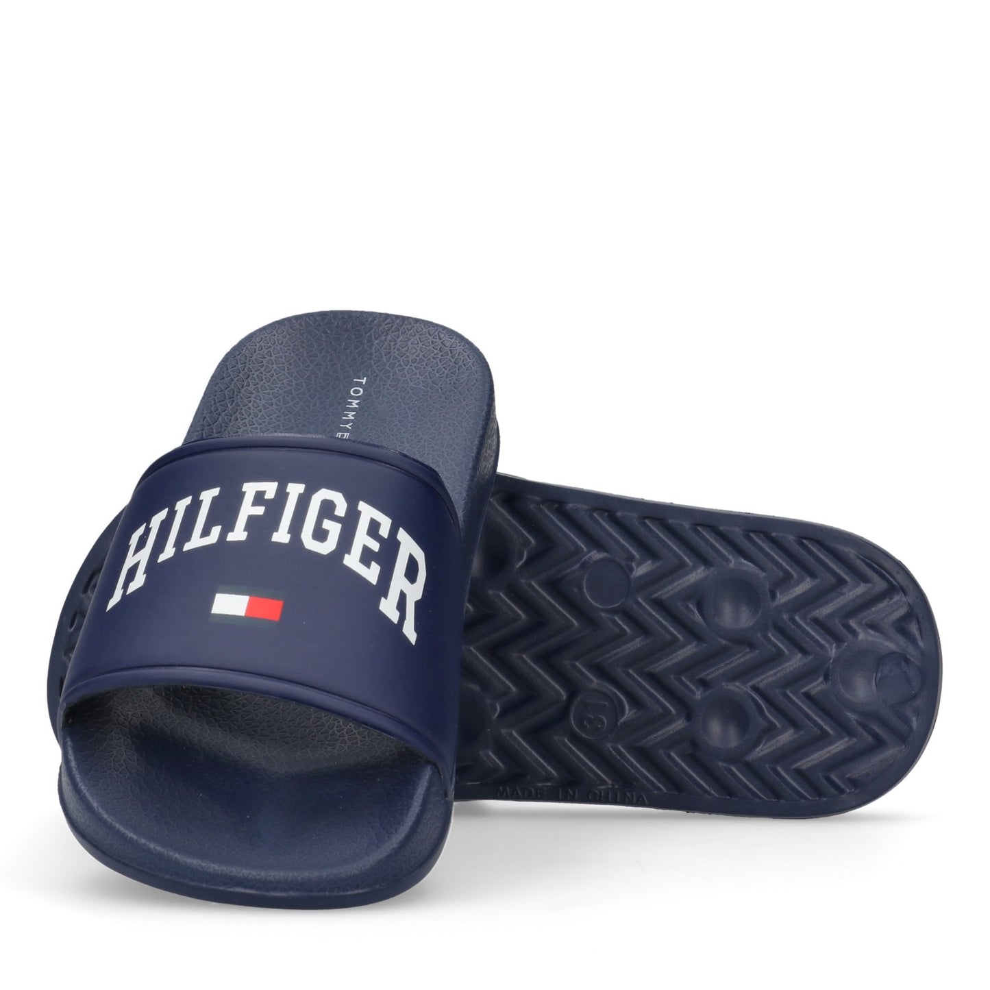 Tommy Hilfiger Kids' Blue Slide Slippers: Comfortable, Durable, Easy-Wear Style