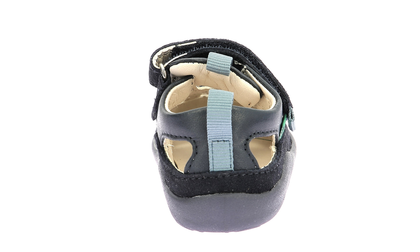 Kickers Frony Kids Durable Closed-Toe Adventure Sandals with Hook-and-Loop