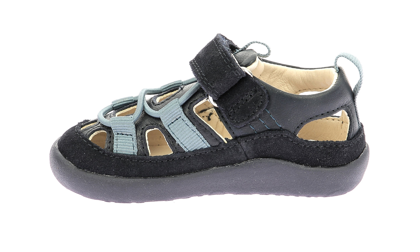 Kickers Frony Kids Durable Closed-Toe Adventure Sandals with Hook-and-Loop