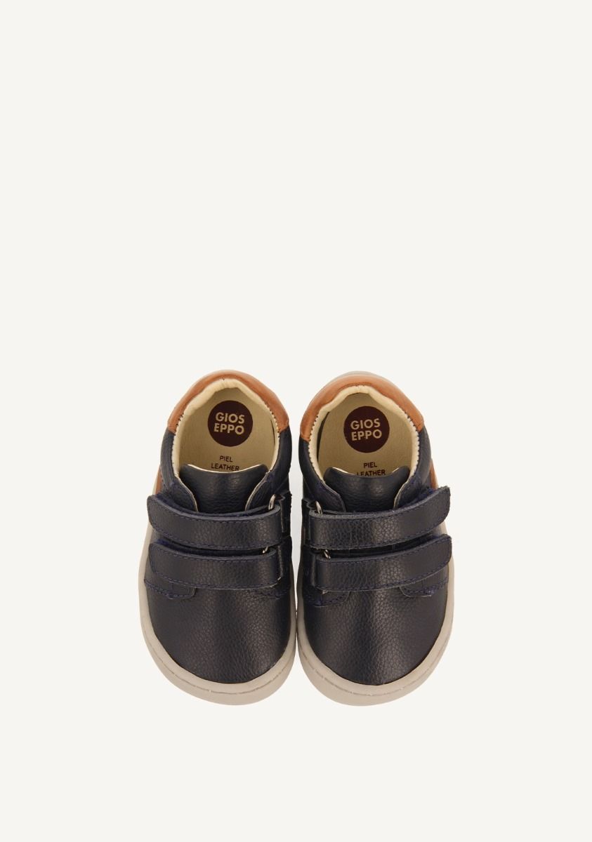 Gioseppo Barefoot Leather Sneakers Saranac: Flexible, Breathable, Odor-Fighting Kids' Shoes