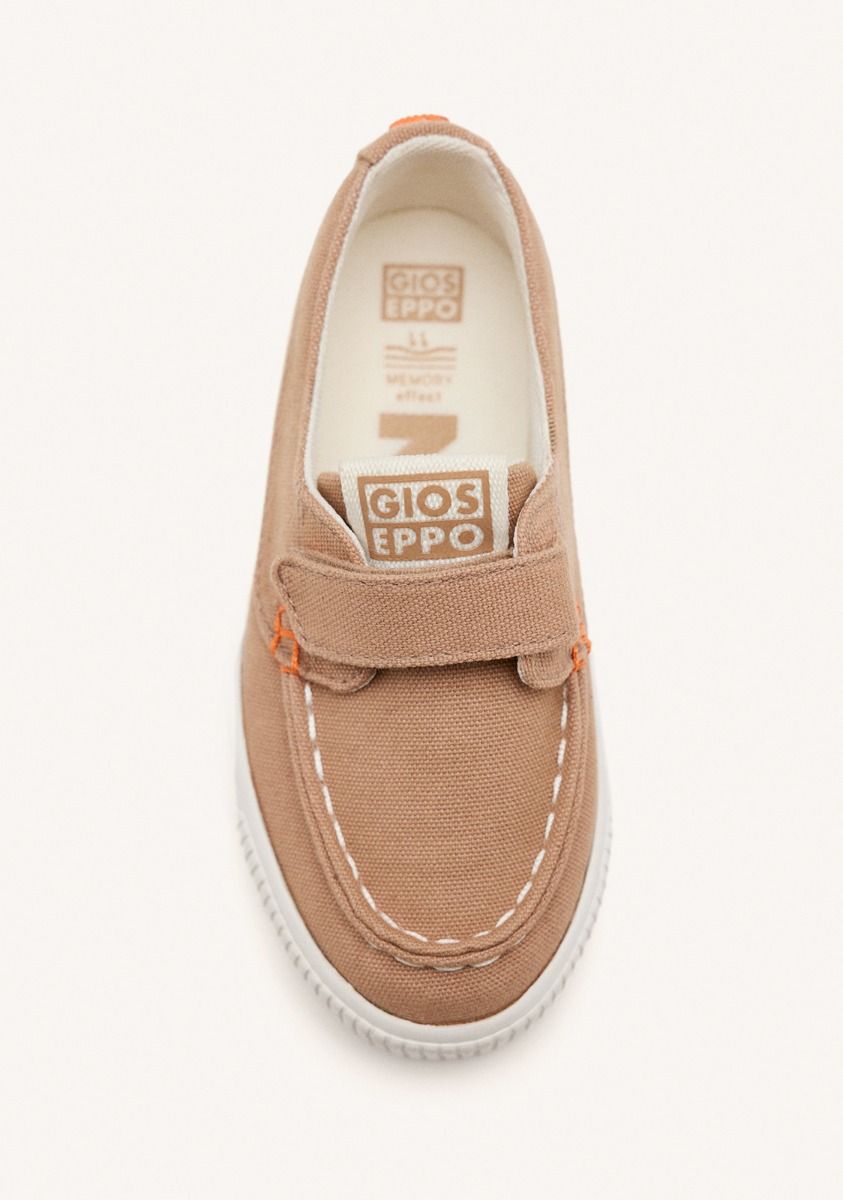 Gioseppo Nautical Beige Sporty Shoes for Boys & Girls with Vibrant Color Accents