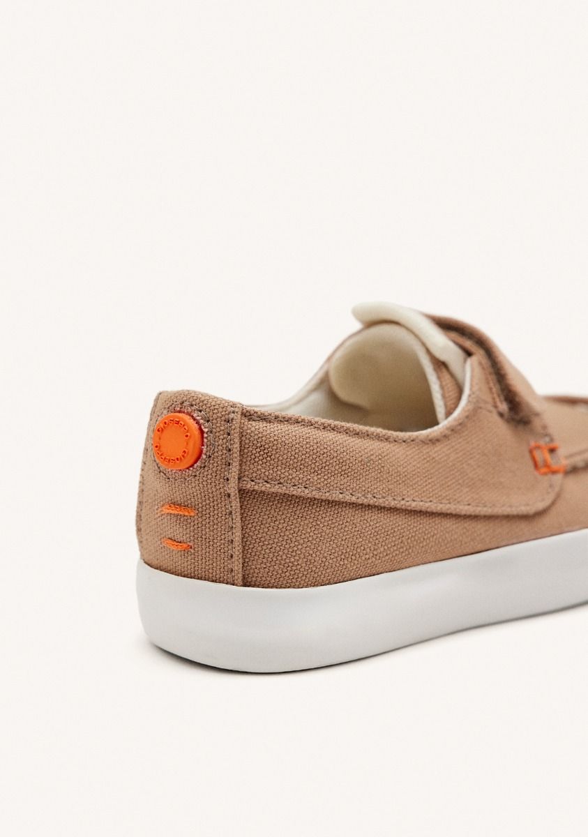 Gioseppo Nautical Beige Sporty Shoes for Boys & Girls with Vibrant Color Accents