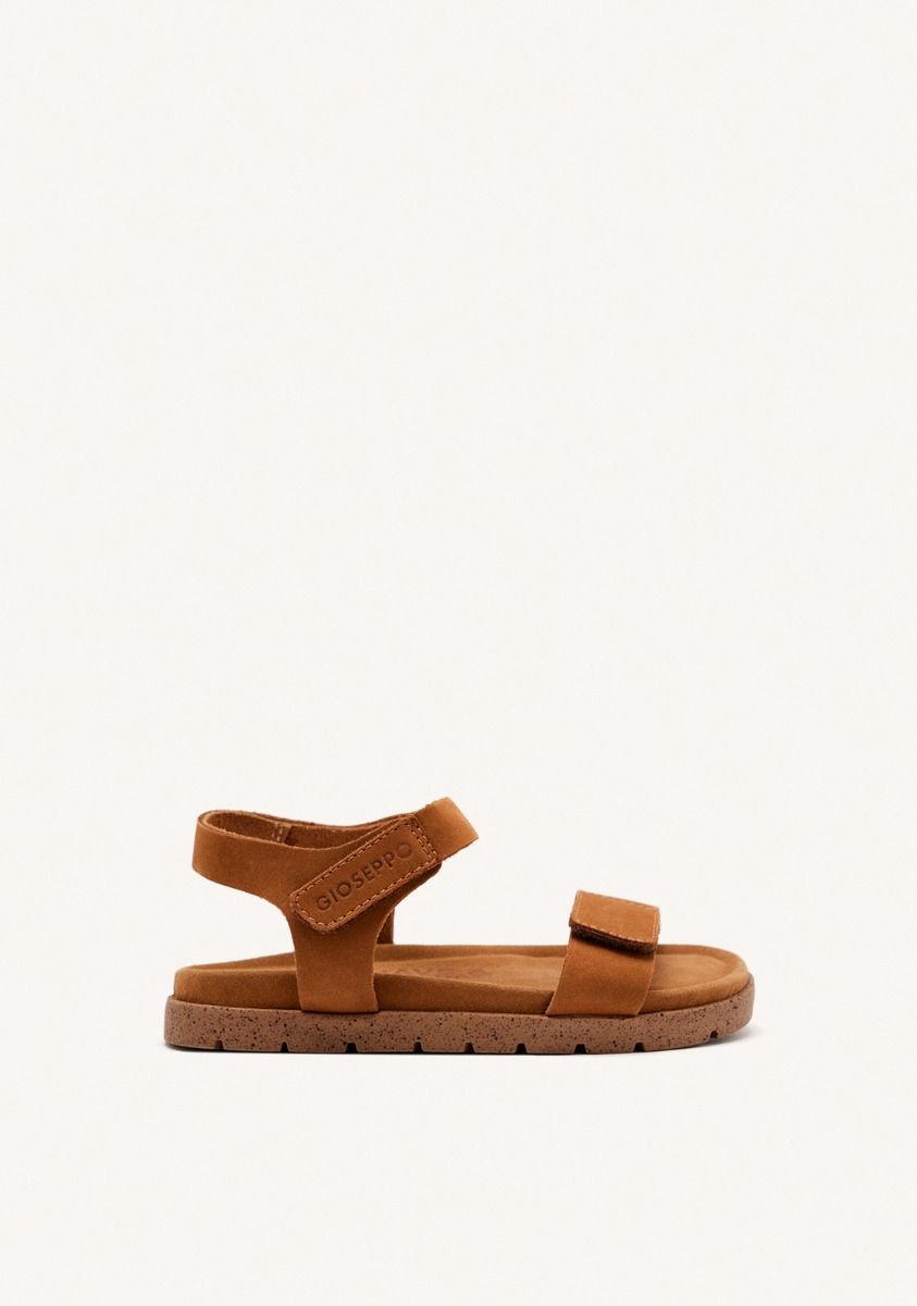 Gioseppo Bude Kids Leather Sandals with Adjustable Straps and Bio-Type Sole