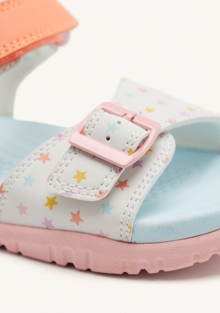 Gioseppo Billerica Trekking Style Polka Dot Sandals for Kids, Multicolor