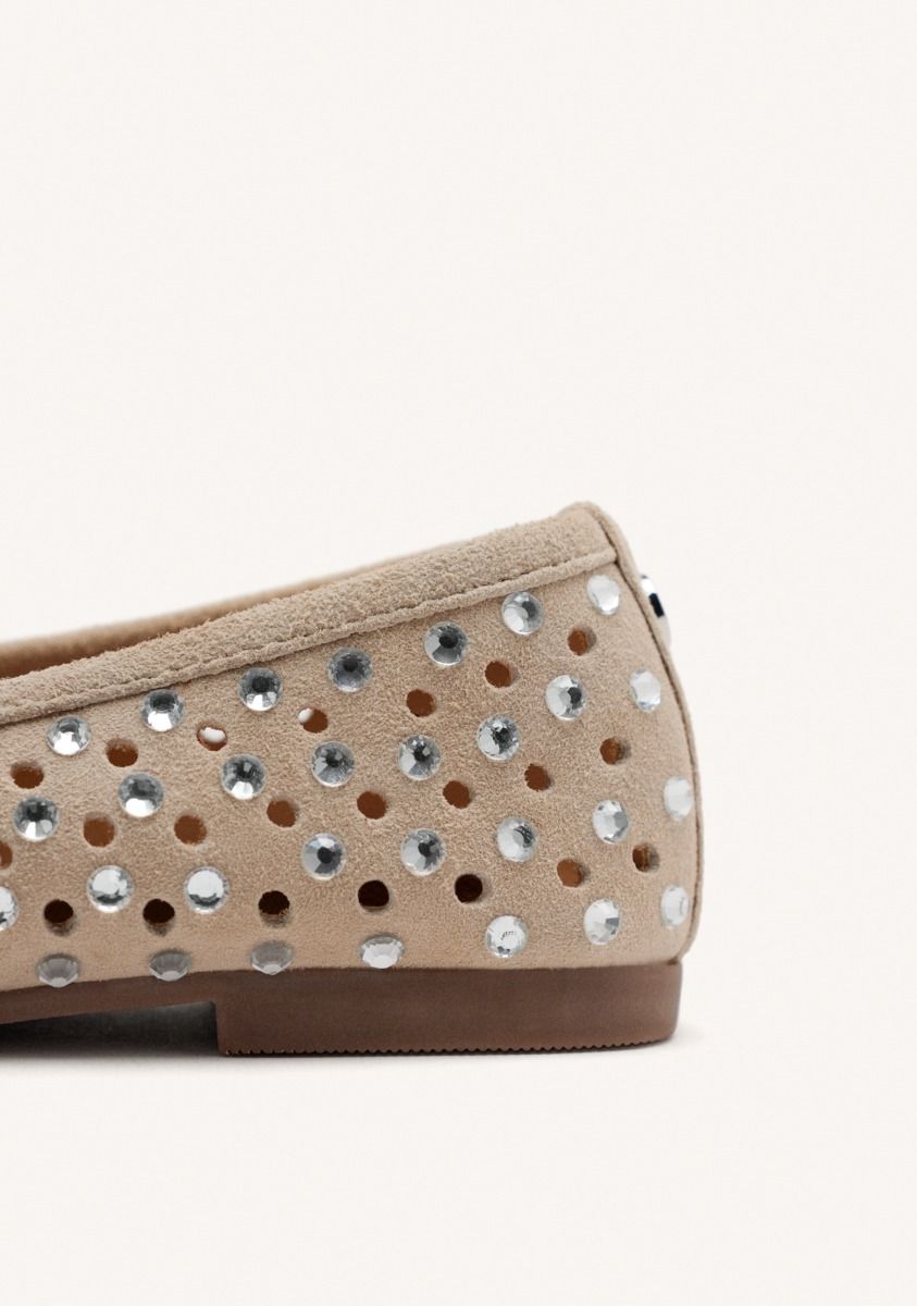Leather Studded Mary-Jane Ballet Flats Dedham - Comfortable, Stylish, and Durable